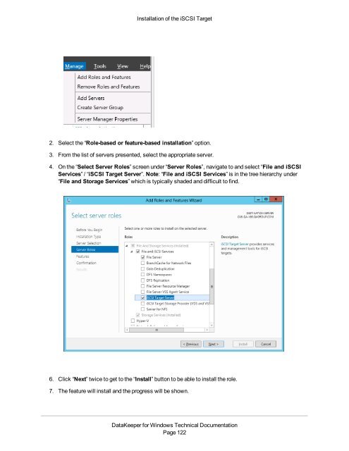 DataKeeper for Windows All Documentation - SIOS