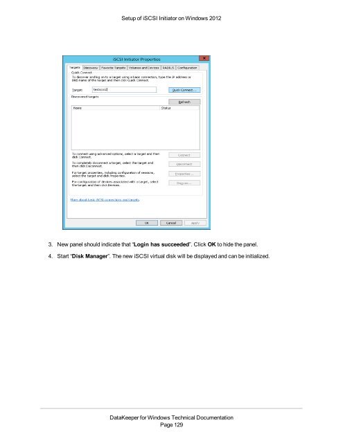 DataKeeper for Windows All Documentation - SIOS