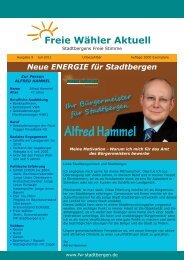 Alfred Hammel - Freie WÃ¤hler Schwaben