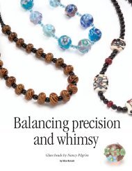 Glass beads by Nancy Pilgrim - Bead and Button Magazine