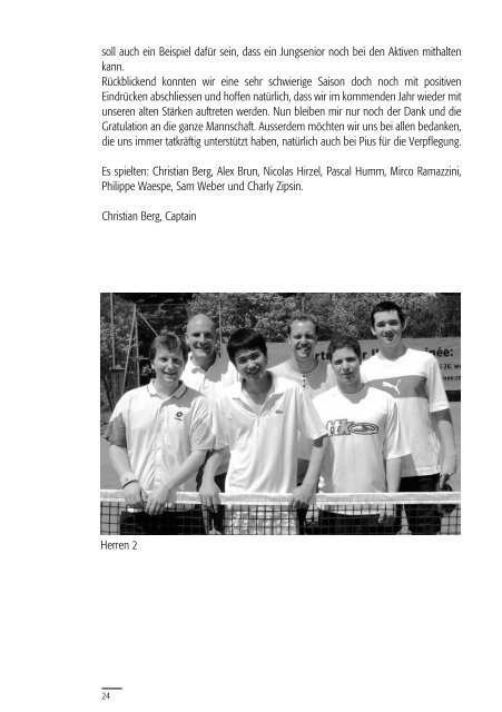 2 - 2007 - Tennisclub Itschnach