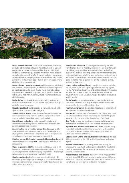 catalogue - Hrvatski hidrografski institut