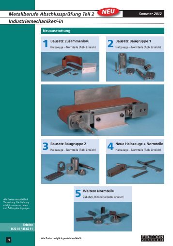 in Metallberufe AbschlussprÃ¼fung Teil 2 - FELTRON Elektronik ...