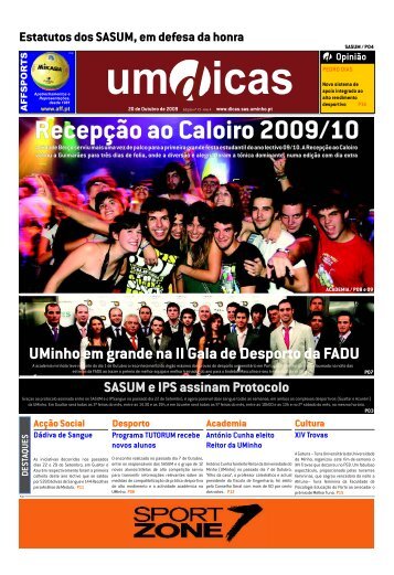 Recepção ao Caloiro 2009/10 - UMdicas - Universidade do Minho