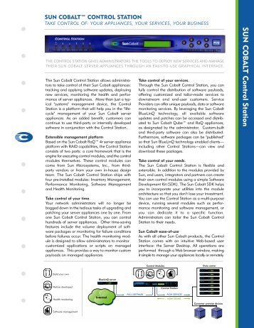 SUN COBALT Control Station - CROCOM Computer Systems