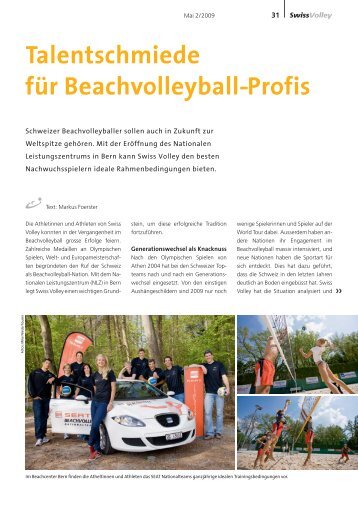 Talentschmiede für Beachvolleyball-Profis