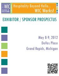 WIC Conf ExSpons V3 DRAFT.indd - Ungerboeck Software ...