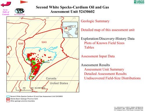 Second White Specks-Cardium Oil and Gas Assessment Unit ...