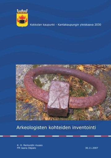 Arkeologisten kohteiden inventointi - Museovirasto