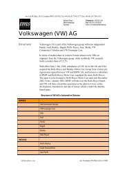 Volkswagen (VW) AG - OMEGA