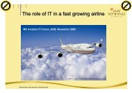 The role of IT in a fast growing airline - ITP.net