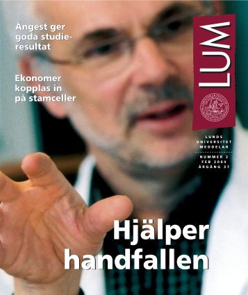 LUM nr 2 - 20 februari - Humanekologi Lunds universitet