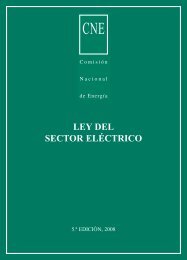 LEY DEL SECTOR ELÃCTRICO - ComisiÃ³n Nacional de EnergÃ­a
