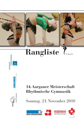 14. Aargauer Meisterschaft Rhythmische Gymnastik Sonntag, 21 ...
