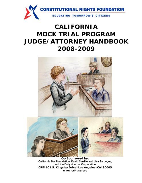 Mock Trial Judge Attorney Handbook 2009 - Santa Cruz County ...