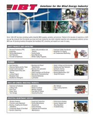 Wind Energy Industry Flyer - IBT, Inc.