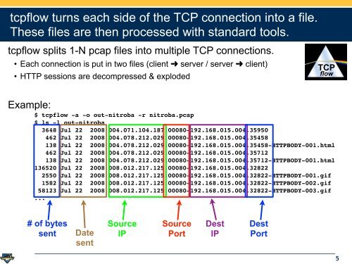 2013-12-05_tcpflow-and-BE-update