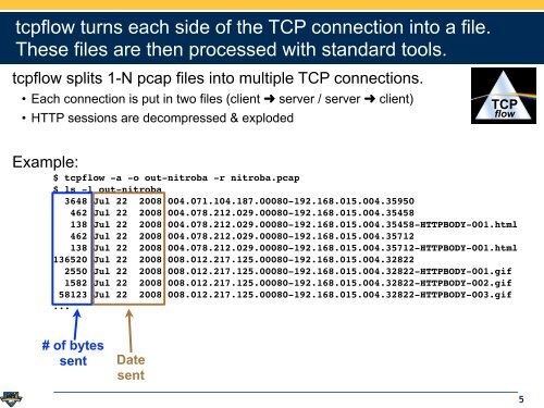 2013-12-05_tcpflow-and-BE-update