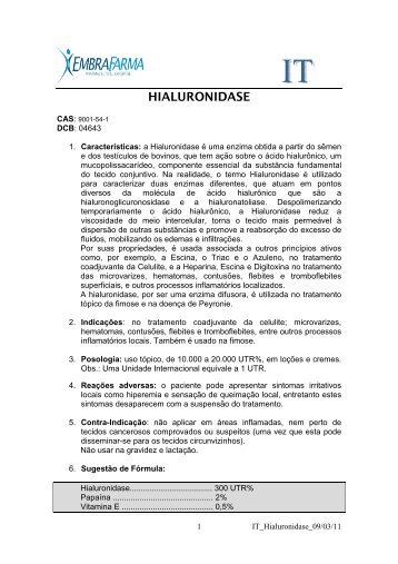 HIALURONIDASE - EMBRAFARMA