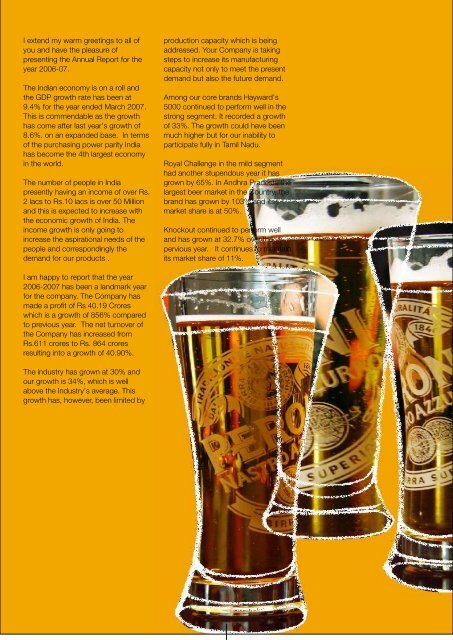 Annual report-2007.pmd - SABMiller India