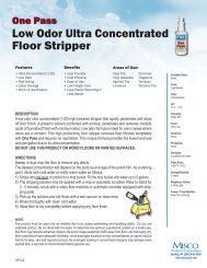 One Pass Concentrated Floor Stripper (MSDS) - Parish ...