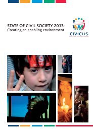 Civicus Report 2013.indd - State of Civil Society Report 2013