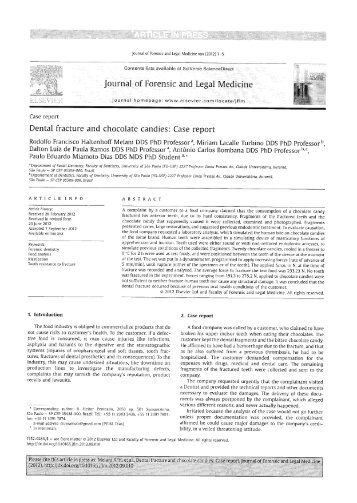 journal of Forensic and Legal Medicine - USP