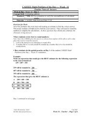 CAHSEE Math Problem of the Day -- Week 16