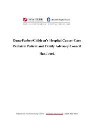 Cover Page w/logo design and element - Dana-Farber Cancer Institute