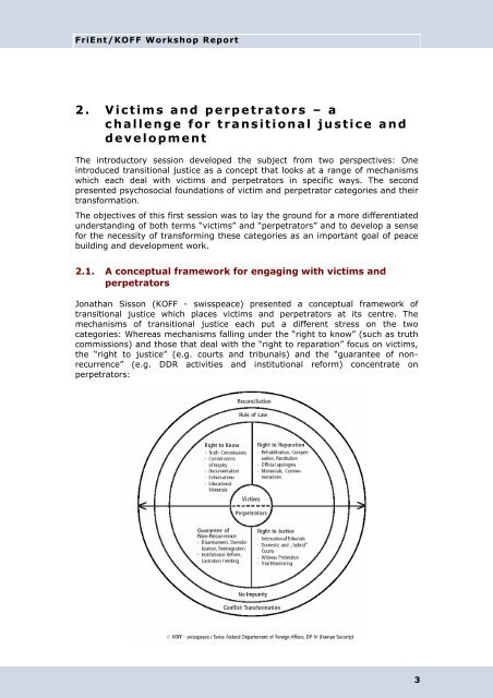 Engaging with Victims and Perpetrators in Transitional ... - FriEnt