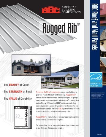 Rugged Rib Flyer - American Building Components