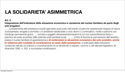 ISEE: Modelli a confronto - Iris - Idee & Reti per l'impresa sociale