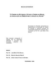 o cinema da retomada: estado e cinema no brasil da dissoluÃ§Ã£o da ...