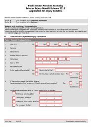 Injury Benefit Application Form - IoMG Unified Scheme