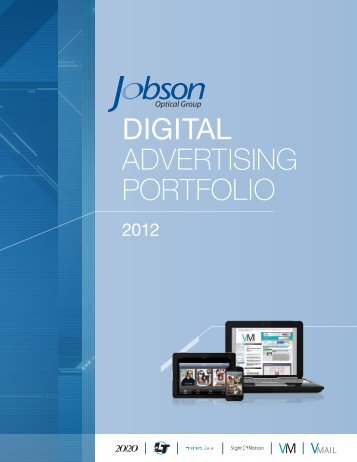 Jobson Optical Digital Advertising Portfolio - 20/20 Magazine