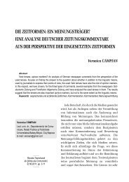 die zeitformen: ein meinungsträger? eine analyse ... - Ekphrasis