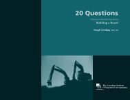 20 Questions - Canadian Institute of Chartered Accountants