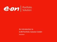 Our services - E.ON Portfolio Solution