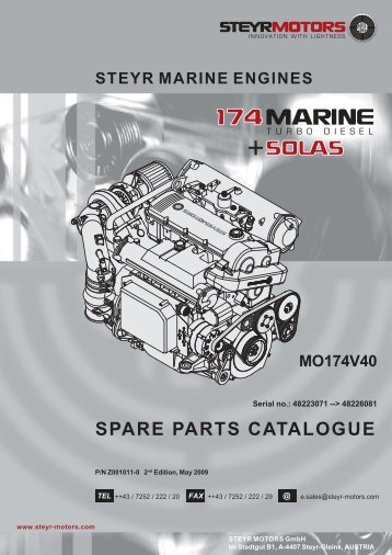 SPARE PARTS CATALOGUE - Steyr Motors