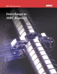 Interchange to MRC Bearings - Igor Chudov