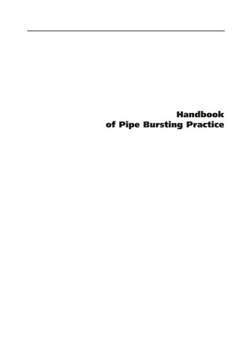 Handbook of Pipe Bursting Practice - Nodig-Bau.de
