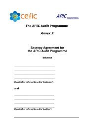 Annex 3 - Auditing Guide - Secrecy Agreement - Cefic