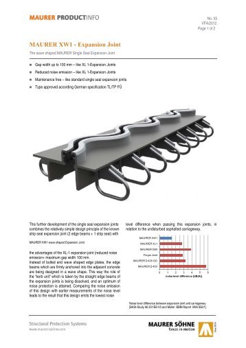 MAURER XW1 - Expansion Joint