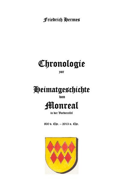 Chronologie Monreal 2012 - Heimatchronik Monreal