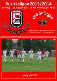 VFB Solingen - TSV Eller 04