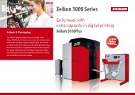 Xeikon 3030Plus Specification Sheet