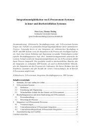 IntegrationsmÃ¶glichkeiten von E-Procurement-Systemen in inner