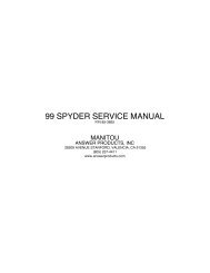 Manitou 1999 Spyder Service Manual - Spoke N' Word Cycles