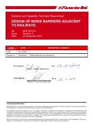 design of noise barriers adjacent to railways - Queensland Rail