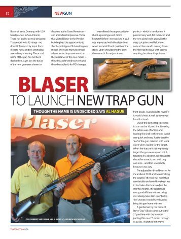 Blaser F3 Trap Shooting